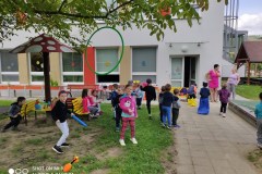 Den dětí, školní zahrada